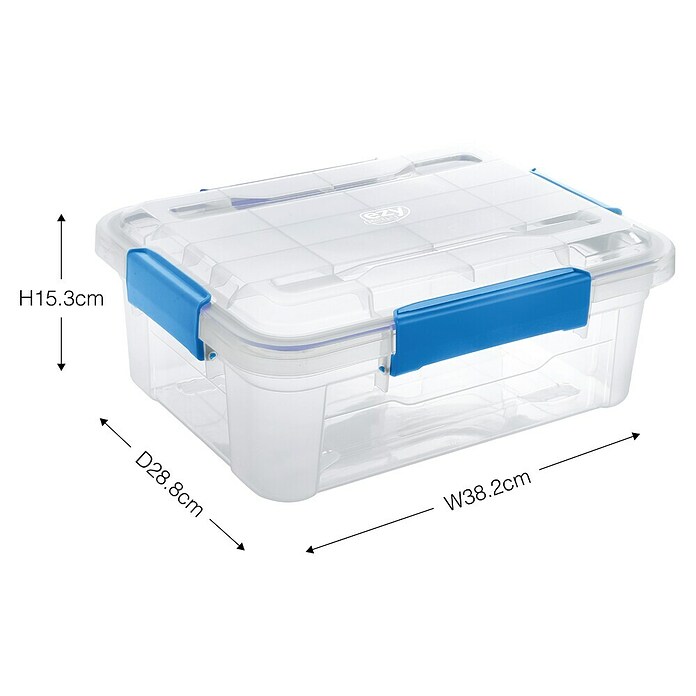 Zaboj za shranjevanje  (Do x Š x V: 38,2 x 28,8 x 15,3 cm, Plastika) | 1401 - Boxen Körbe Wannen Kunststoff | AAJA - Boxen_Körbe_Wannen | AAJ - Aufbewahrung | AA - Eisenwaren | A - Eisenwaren | BAUHAUS