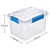 Aufbewahrungsbox Wasserdicht (L x B x H: 38,2 x 28,8 x 24,3 cm, Kunststoff, Transparent) | BAUHAUS