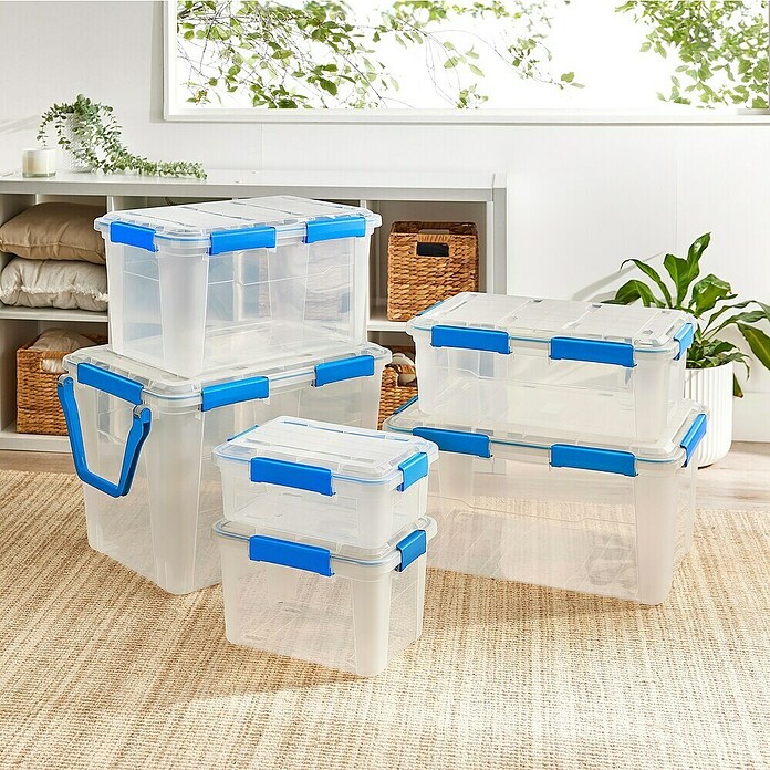 Aufbewahrungsbox Wasserdicht (L x B x H: 57,8 x 38,2 x 31,8 cm, Kunststoff, Transparent) | BAUHAUS