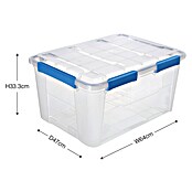 Zaboj za shranjevanje  (Do x Š x V: 64 x 47 x 33,3 cm, Plastika) | 1401 - Boxen Körbe Wannen Kunststoff | AAJA - Boxen_Körbe_Wannen | AAJ - Aufbewahrung | AA - Eisenwaren | A - Eisenwaren | BAUHAUS