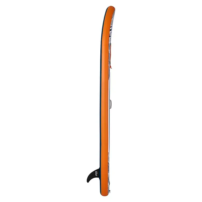 Aqua Marina SUP-Board Pure Air Tropic 10,6" - L x B x H: 320 x 81 x 15 cm, Nutzlast: 140 kg, 1 Stk., Aufblasen - Aufblasbares Stand-Up-Paddle-Board in Orange und Blau mit Finne für Wassersport und Freizeitaktivitäten. Das SUP-Board ist ideal für Anfänger.