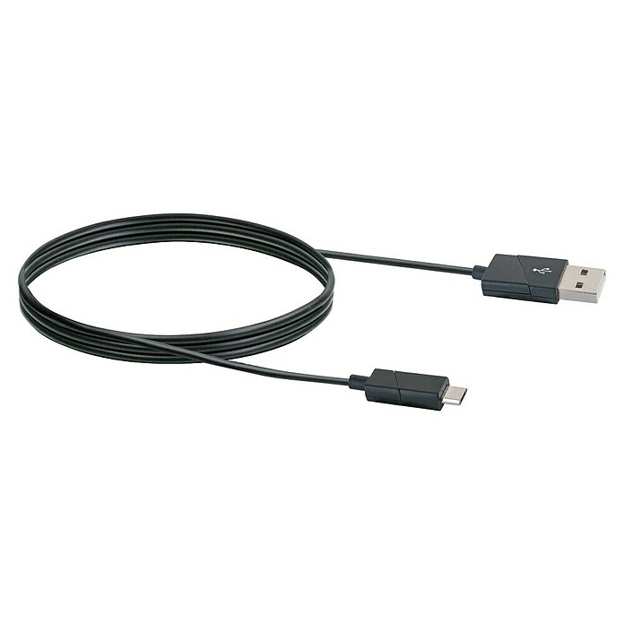 Schwaiger USB-Ladekabel (Schwarz, Länge: 1,2 m, USB A-Stecker) | BAUHAUS