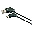 Schwaiger USB-Ladekabel (Schwarz, Länge: 1,2 m, USB A-Stecker) | BAUHAUS