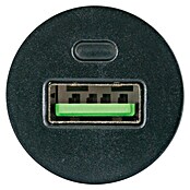 Schwaiger Ladegerät-Adapter (USB-A-Buchse, Schwarz, Metall) | BAUHAUS