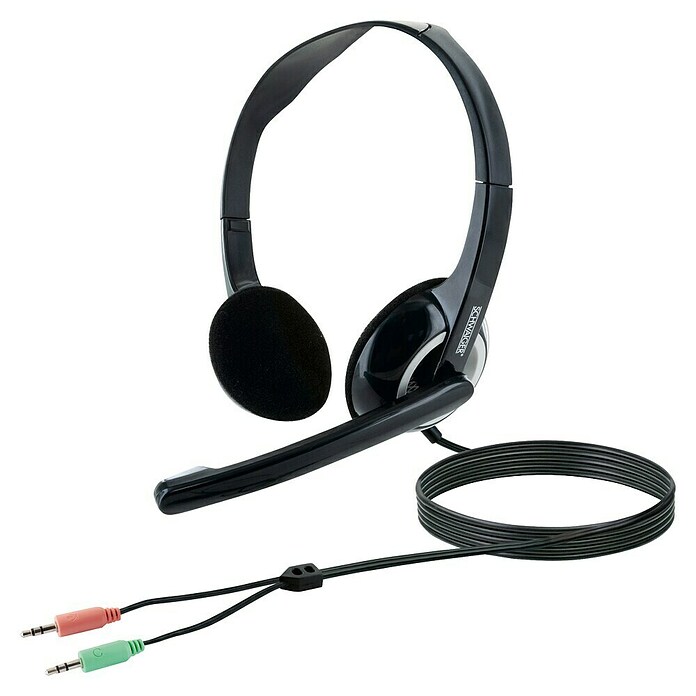 Schwaiger Headset (Schwarz, Frequenz: 20 - 20.000 Hz, Kabellänge: 1,7 m) | BAUHAUS