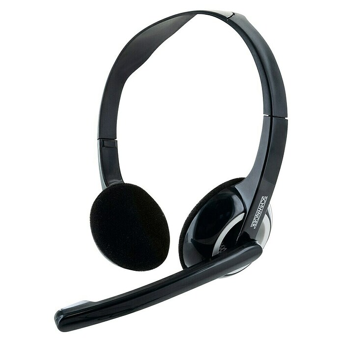 Schwaiger Headset (Schwarz, Frequenz: 20 - 20.000 Hz, Kabellänge: 1,7 m) | BAUHAUS