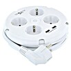 Schwaiger Mehrfachstecker (1 x Schukostecker (Typ F), USB-A-Buchse (2 Stk.), Weiß) | BAUHAUS