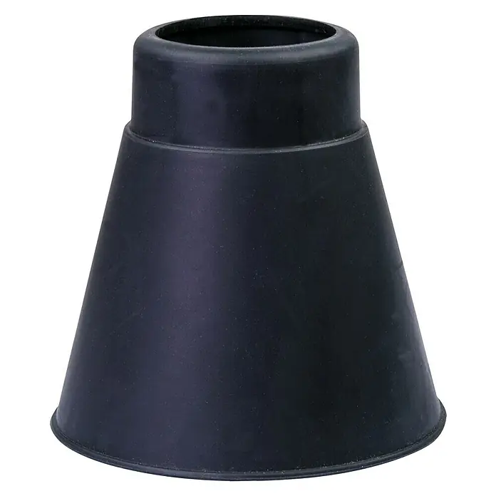 Schwaiger Manschette - Neopren, Durchmesser: 48 mm, Schwarz - Schwarzer Gummifuß für Gehhilfen, bietet Halt und Sicherheit. Ideal für verschiedene Oberflächen und Unterstützung im Alltag.