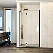 GME Mampara de ducha frontal Glass D (105 x 195 cm, Titanio, An x Al: 105 (45/60) x 195 cm) | BAUHAUS