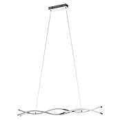 Eglo Lasana 2 Lámpara colgante LED (35 W, L x An x Al: 100 x 8 x 120 cm, Cromo, Blanco cálido) | BAUHAUS