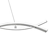 Eglo Lasana 2 Lámpara colgante LED (35 W, L x An x Al: 100 x 8 x 120 cm, Cromo, Blanco cálido) | BAUHAUS