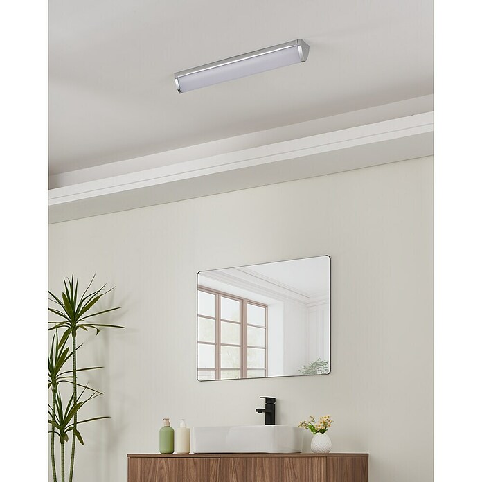 Eglo LED-Wand- & Deckenleuchte Gita 2 (16 W, Weiß, L x B x H: 60 x 7,5 x 7,5 cm)