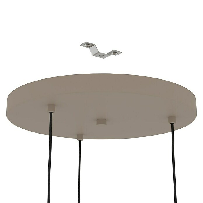 Eglo Romazzina Pendelleuchte (120 W, Ø x H: 46 x 110 cm, Sandfarben, E27) | BAUHAUS