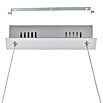 Eglo Lasana 2 Lámpara colgante LED (35 W, L x An x Al: 100 x 8 x 120 cm, Cromo, Blanco cálido) | BAUHAUS