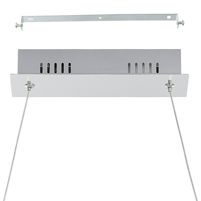 Eglo Lasana 2 Lámpara colgante LED (35 W, L x An x Al: 100 x 8 x 120 cm, Cromo, Blanco cálido) | BAUHAUS