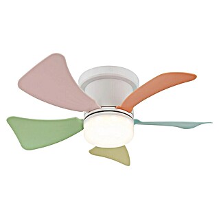 Globo Plafondventilator Hines met verlichting (Meerdere kleuren, Diameter: 40,6 cm, 10 W)