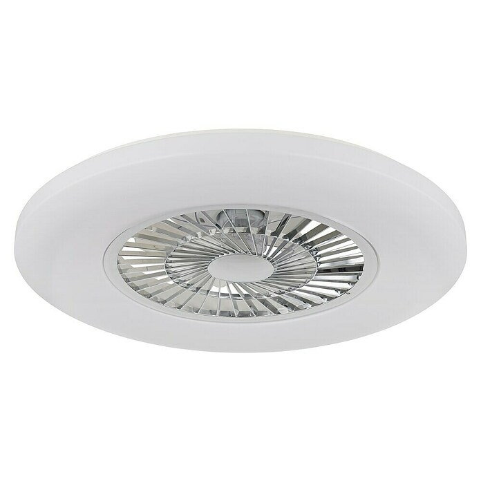 Globo Stropni ventilator Alva  (Bijelo-srebrna, Promjer: 59,5 cm, 40 W) | BAUHAUS