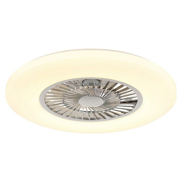 Globo Stropni ventilator Alva  (Bijelo-srebrna, Promjer: 59,5 cm, 40 W) | BAUHAUS
