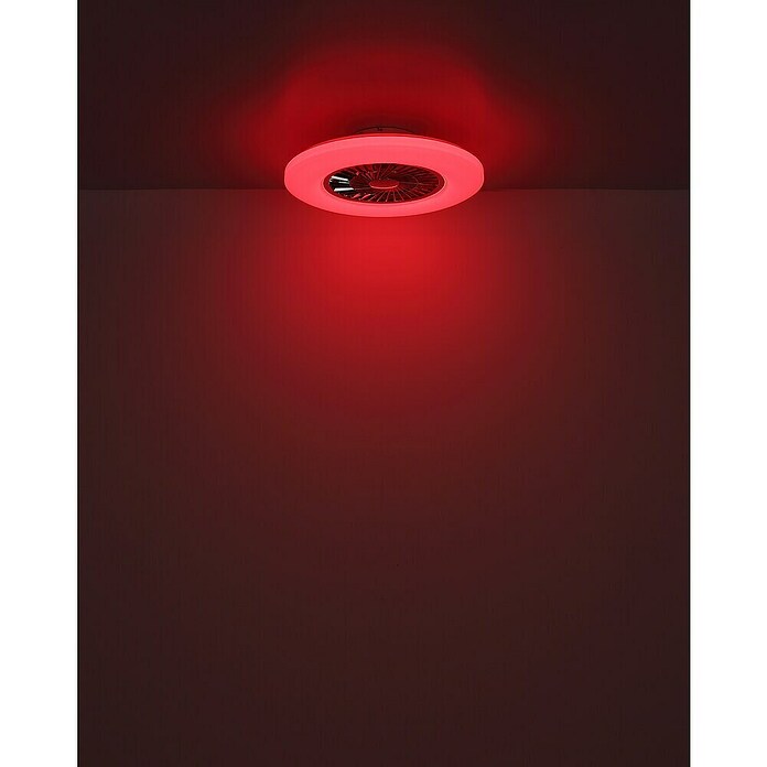Globo Stropni ventilator Alva  (Bijelo-srebrna, Promjer: 59,5 cm, 40 W) | BAUHAUS