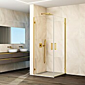 GME Mampara de ducha esquinera Glass K (L x An x Al: 50 x 70 x 195 cm, Oro) | BAUHAUS