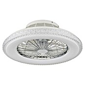 Globo Plafondventilator Carusso met verlichting (Chroom / Wit, Diameter: 50 cm, 40 W) | BAUHAUS