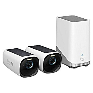 Eufy Set nadzornih kamera eufyCam3 / 4K (Rezolucija: 3.840 x 2.160 Piksela, Solarno punjenje baterije)