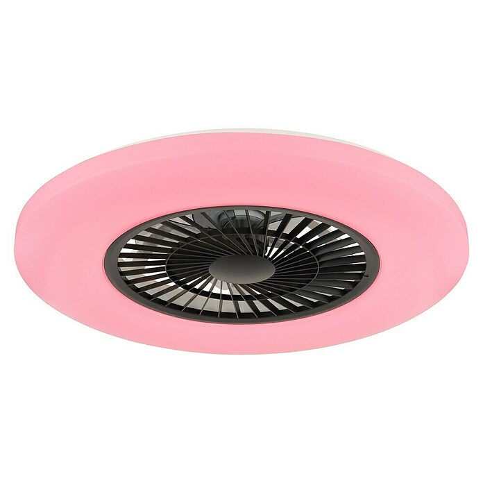 Globo Plafondventilator Alva met verlichting (Zwart / Wit, Diameter: 59,5 cm, 40 W) | BAUHAUS