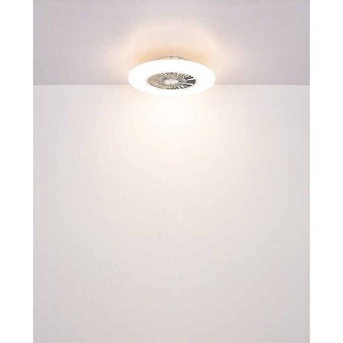 Globo Plafondventilator Alva met verlichting (Zwart / Wit, Diameter: 59,5 cm, 40 W) | BAUHAUS