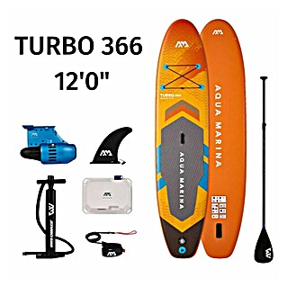 Aqua Marina Sup Turbo (Do x Š x V: 366 x 84 x 15 cm, Nosilnost: 170 kg, 1 kos, Napihni)