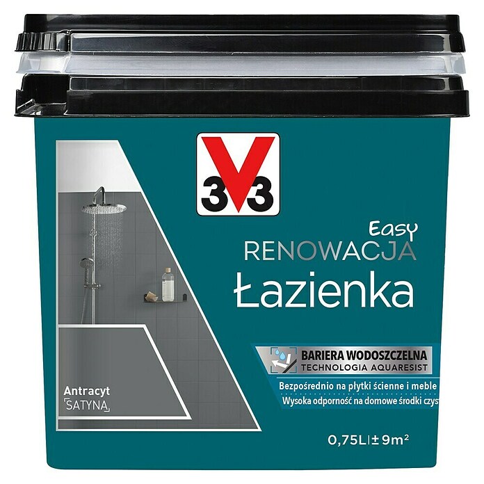 V33 Obnovitvena barva Renovation Perfection  (Antracit, 750 ml, Ustrezno za: Kopalnice) | 5915 - Sonstige Spezialfarben | HADH - Spezialfarben | HAD - Farben | HA - Farben | H - Innendeko/Farben | BAUHAUS