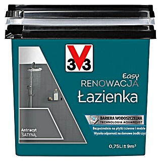 V33 Obnovitvena barva Renovation Perfection (Antracit, 750 ml, Ustrezno za: Kopalnice)