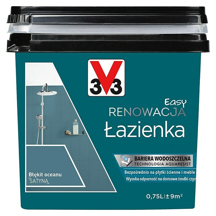 V33 Obnovitvena barva Renovation Perfection  (Modra, 750 ml, Ustrezno za: Kopalnice) | 5915 - Sonstige Spezialfarben | HADH - Spezialfarben | HAD - Farben | HA - Farben | H - Innendeko/Farben | BAUHAUS