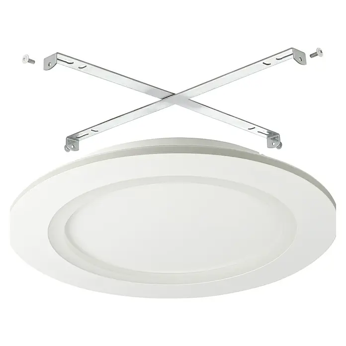 Eglo LED-Deckenleuchte Padrogiano-Z - Durchmesser: 45 cm, 2.700 K - 6.500 K, Warmweiß, Dimmbar - Deckenleuchte mit runder Form, bestehend aus einem weißen, glatten Lampenschirm und einer Montagehalterung. Sorgt für helles, indirektes Licht im Raum.
