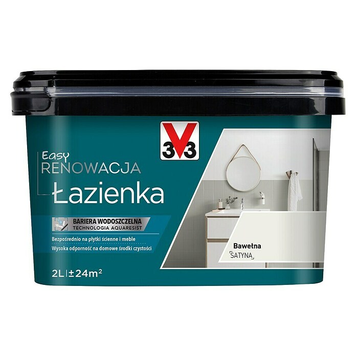 V33 Obnovitvena barva Renovation Perfection  (Bombažna, 2 l, Ustrezno za: Kopalnice) | 5915 - Sonstige Spezialfarben | HADH - Spezialfarben | HAD - Farben | HA - Farben | H - Innendeko/Farben | BAUHAUS