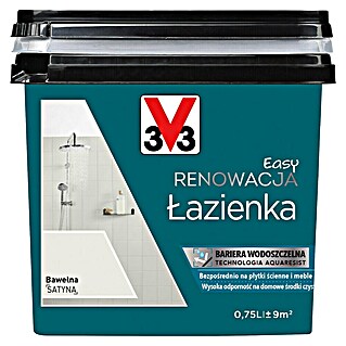 V33 Obnovitvena barva Renovation Perfection (Bombažna, 750 ml, Ustrezno za: Kopalnice)