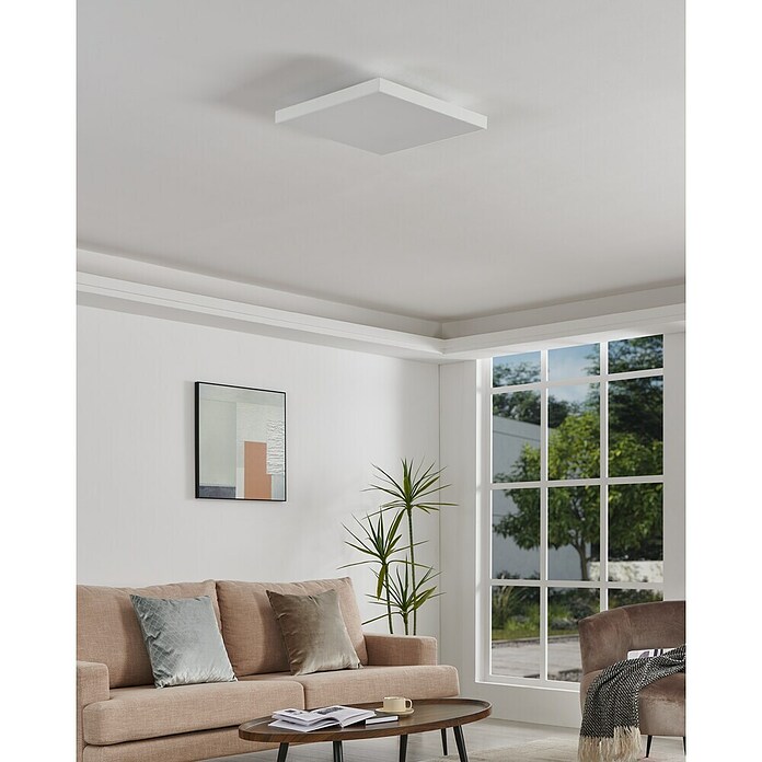Eglo LED panel Turcona-Z  (22,8 W, Do x Š x V: 45 x 45 x 7,5 cm, Bela, RGBW) | 3016 - Deckenleuchte | CACB - Deckenleuchten | CAC - Indoorleuchten | CA - Beleuchtung | C - Elektro | BAUHAUS