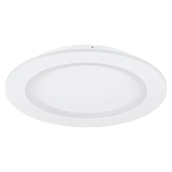 Eglo LED-Deckenleuchte Padrogiano-Z - Durchmesser: 45 cm, 2.700 K - 6.500 K, Warmweiß, Dimmbar - Ein weißes, rundes LED-Panel für die Deckenmontage. Das Panel ist schlicht und modern und sorgt für eine helle, gleichmäßige Ausleuchtung des Raumes.