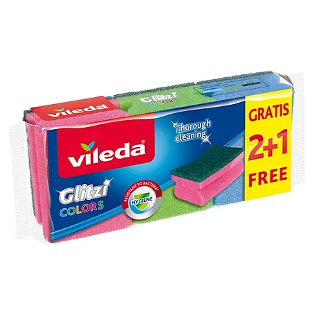 Vileda Glitzi Topfreiniger Colors 2+1