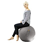 Sitting Ball Gymnastikball Felt (Grau, Durchmesser: 65 cm, Material Bezug: 100 % Polyester)