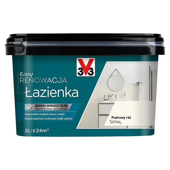 V33 Obnovitvena barva Renovation Perfection  (Roza, 2 l, Ustrezno za: Kopalnice) | 5915 - Sonstige Spezialfarben | HADH - Spezialfarben | HAD - Farben | HA - Farben | H - Innendeko/Farben | BAUHAUS