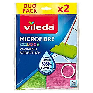 Vileda Microfibre Bodentuch Colors Duo Pack (2 Stk.)