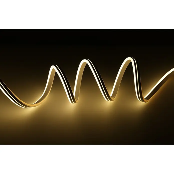 Eglo Connect LED-Stripes Neon-Stripe-Z - 3 cm, Lichtstrom: 2.400 lm, RGBW - Geschwungene LED-Neonröhre mit warmweißem Licht. Moderne Leuchte für Akzentbeleuchtung in Innenräumen mit elegantem Design.