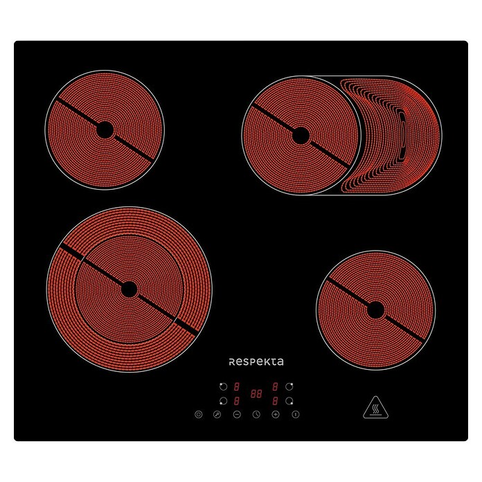 Respekta Einbauherd-Set Adrian/Abra (Anzahl Beheizungsarten: 14 Stk., Schwarz) | BAUHAUS