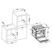 Respekta Einbauherd-Set Julius AB701-19 + Alois KM6600IB-28 (Anzahl Beheizungsarten: 10 Stk., Schwarz) | BAUHAUS