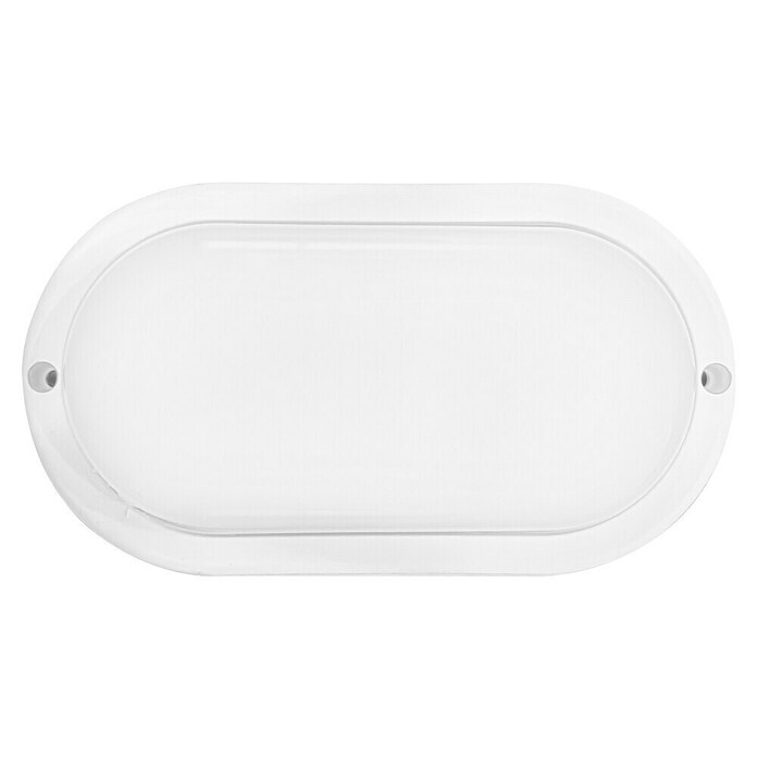 Ferotehna LED zunanja stenska svetilka Rim Oval  (18 W, 195 x 95 x 35 mm, Bela, IP54) | 3078 - Wandleuchte Outdoor | CAJA - Outdoorleuchten Hochvolt | CAJ - Outdoorleuchten | CA - Beleuchtung | C - Elektro | BAUHAUS