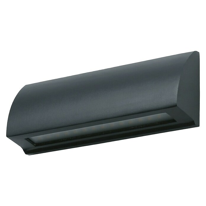 Ferotehna Vanjska zidna LED svjetiljka Derby  (6 W, 175 x 35 x 65 mm, Antracit, IP54) | BAUHAUS