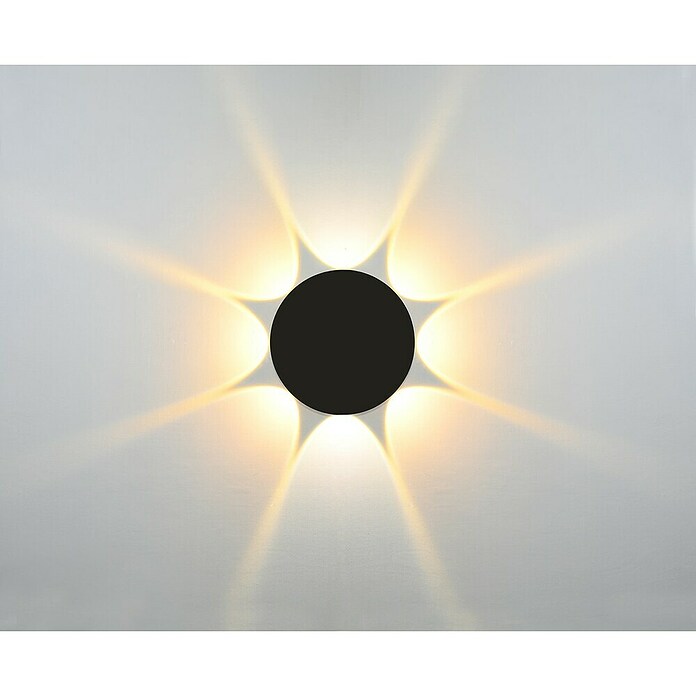 Ferotehna Vanjska zidna LED svjetiljka Kanas  (8 W, 160 x 160 x 50 mm, Crna, IP54) | BAUHAUS