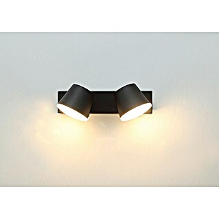 Ferotehna Vanjska zidna LED svjetiljka Denton (10 W, 265 x 90 x 130 mm, Crna, IP54)