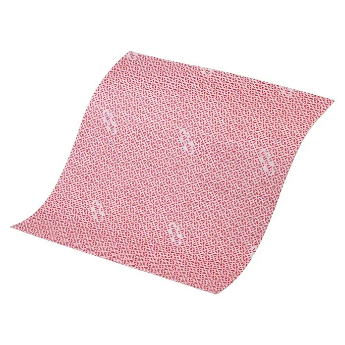 Vileda Microfibre Spültuch XXL-Pack - Vliesstofffaser, 6 Stk. - Ein Stapel Spielkarten mit rotem Blumenmuster auf der Rückseite, ideal für Spieleabende und Sammler.