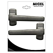 Micel Brimic Juego de manillas 6800 (Largo: 12 cm, Plateado)